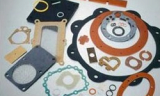 Rubber gaskets from rubber sheets or mould pressing_
